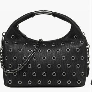 DKNY Mel Top Handle Hobo Bag Black NWT